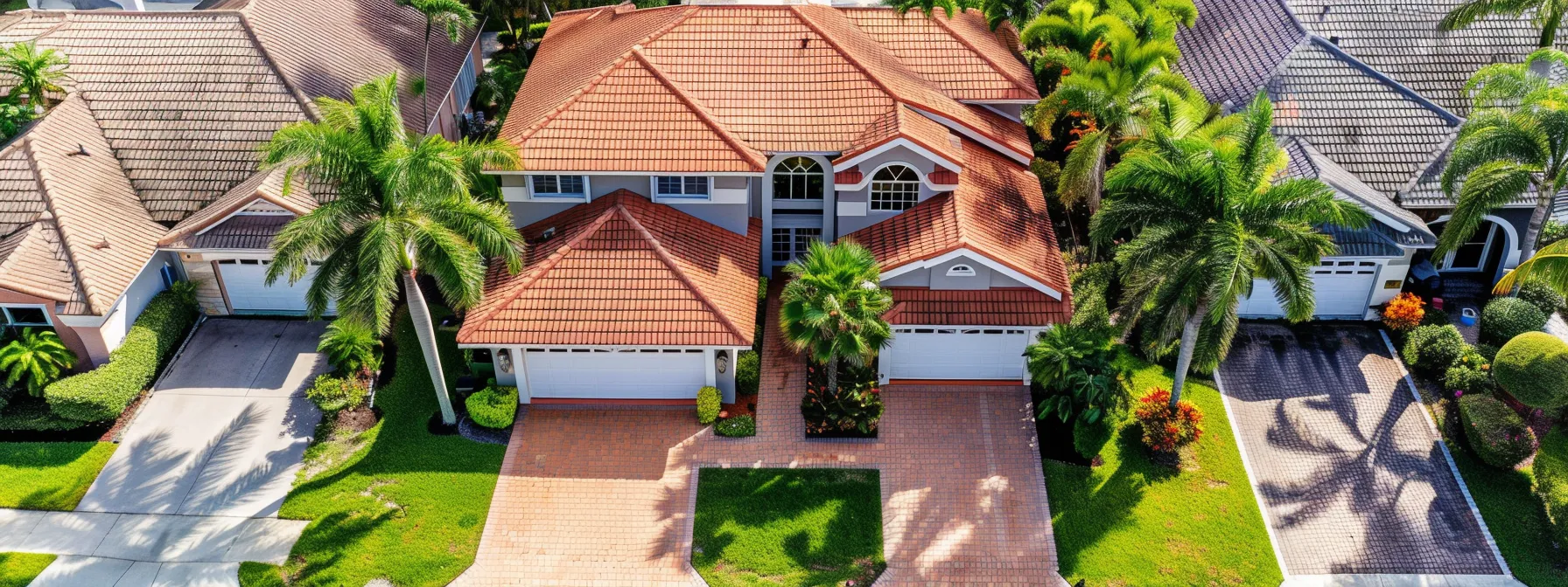 a beautifully landscaped miami home with freshly painted exterior, upgraded fixtures, and neatly organized paperwork laid out for an appraiser.